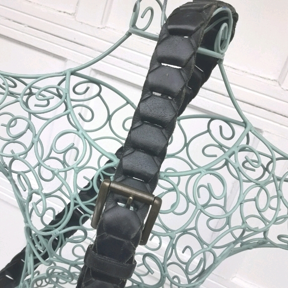 Genuine Leather Belt Mens Vintage Levis Signature Classic Leather VTG - Picture 12 of 15